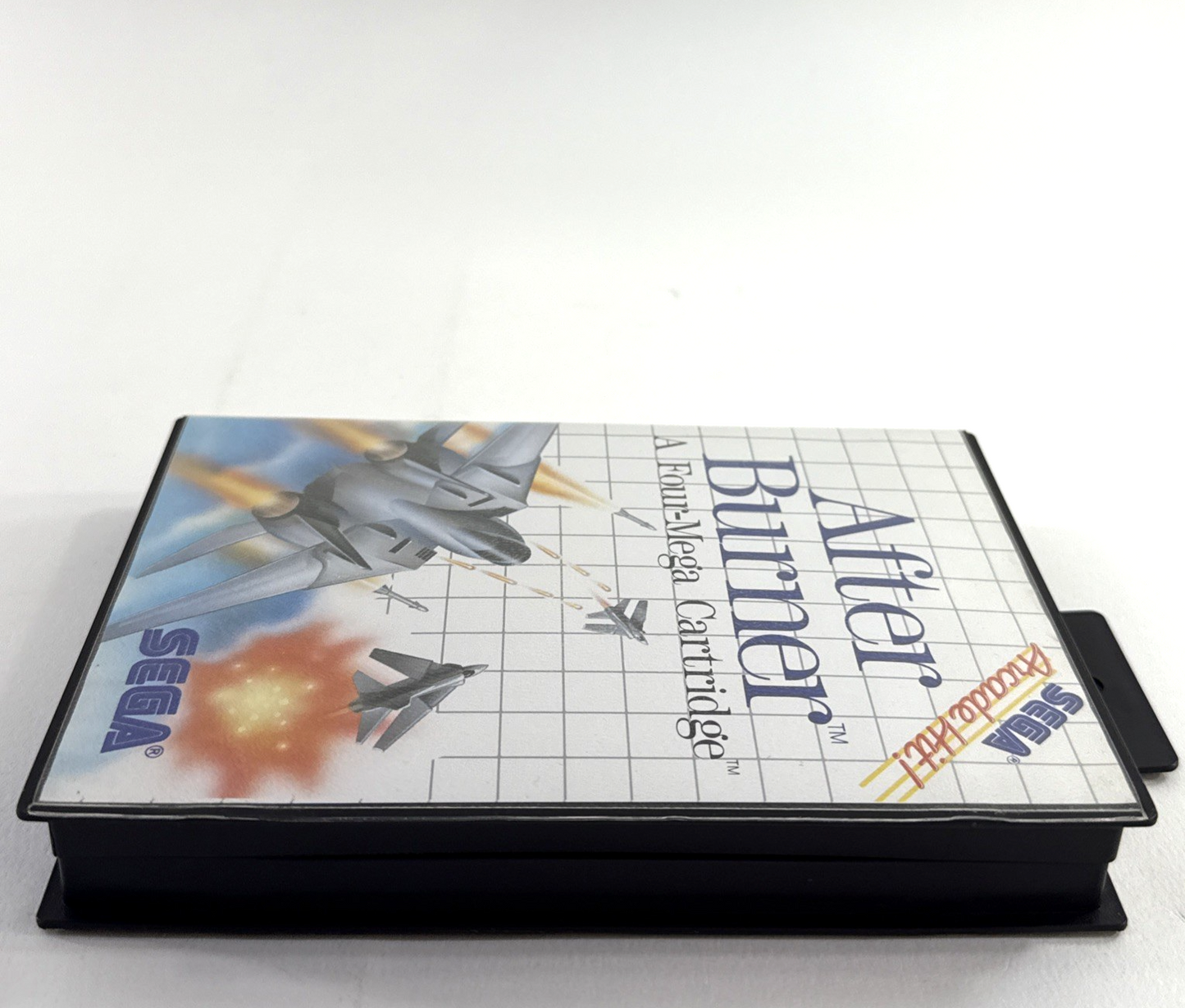 After Burner (Sega Master System, 1988) Game Case Manual Poster - Tested