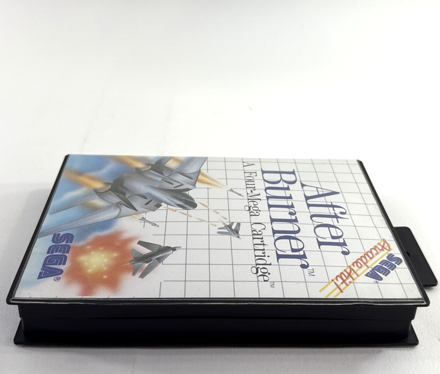 After Burner (Sega Master System, 1988) Game Case Manual Poster - Tested