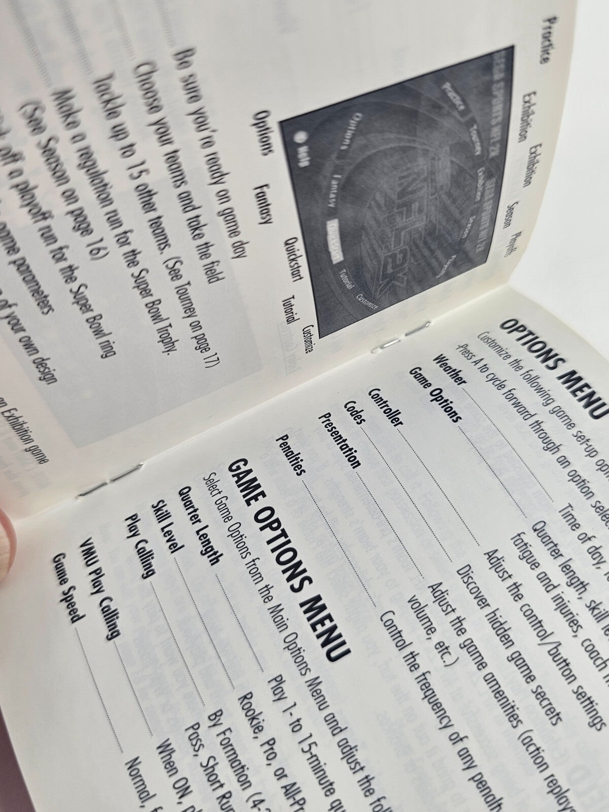 NFL 2K (Sega Dreamcast, 1999) Game Case Manual - Tested and Working