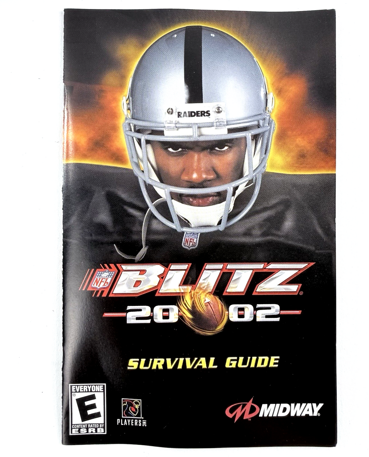 NFL Blitz 2002 (PlayStation 2, 2001) Game Case Manual Registration Card - Tested