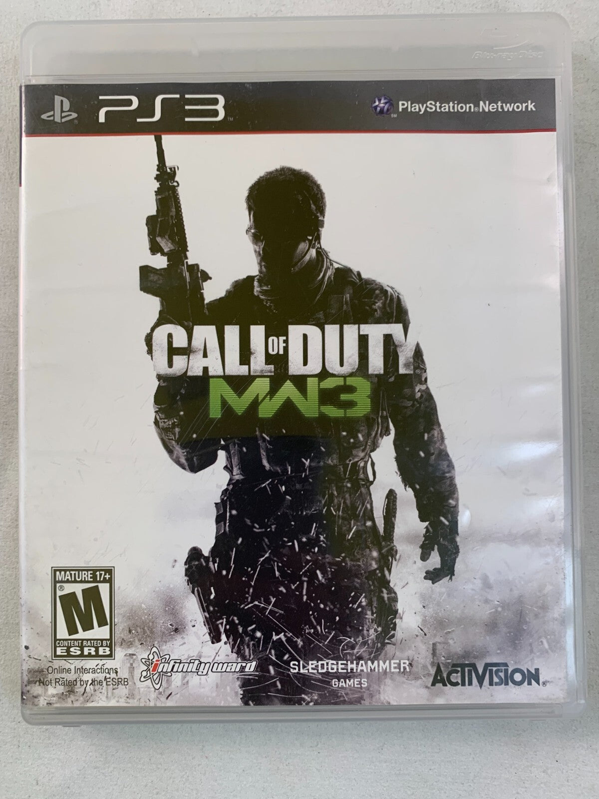 Call of Duty: Modern Warfare 3 (Sony PlayStation 3, 2011) Case Game Manual