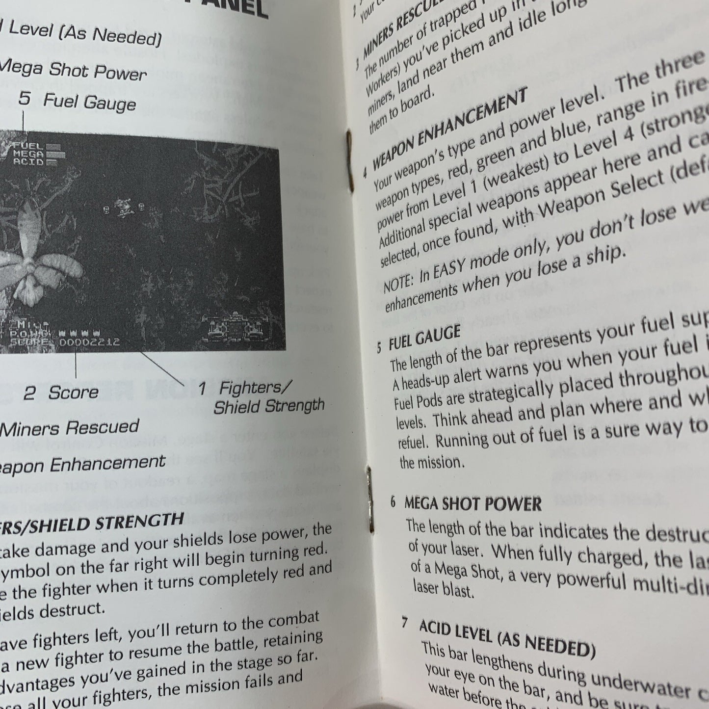 Sub Terrania (Sega Genesis, 1994) Game Case Manual Registration