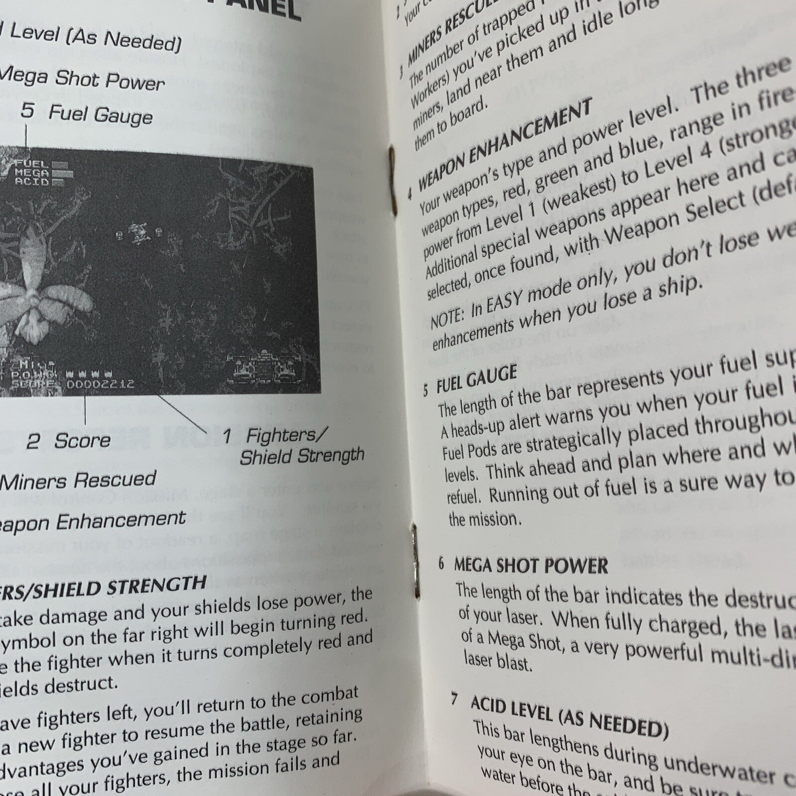 Sub Terrania (Sega Genesis, 1994) Game Case Manual Registration