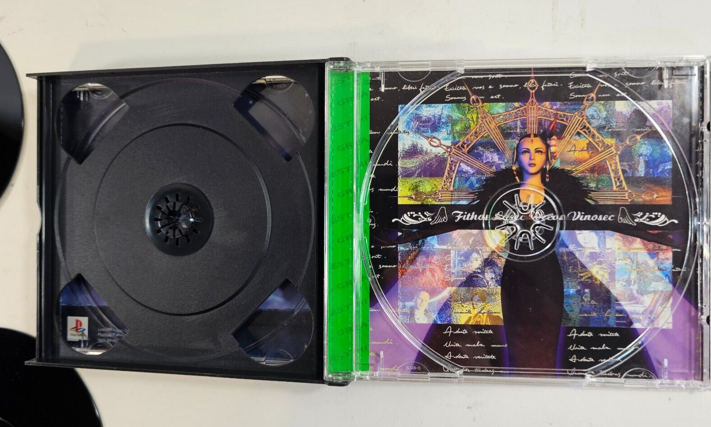 Final Fantasy VIII (PlayStation 1, 1999) Discs Case Manual Registration - Tested