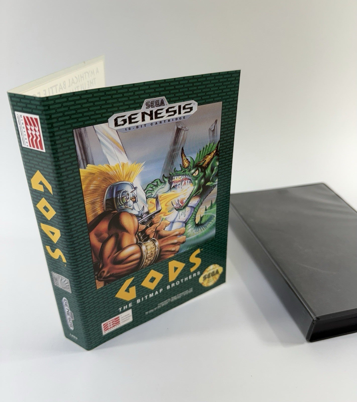 Gods (Sega Genesis, 1992) Replacement Game Case and Cover Art Only - No Game