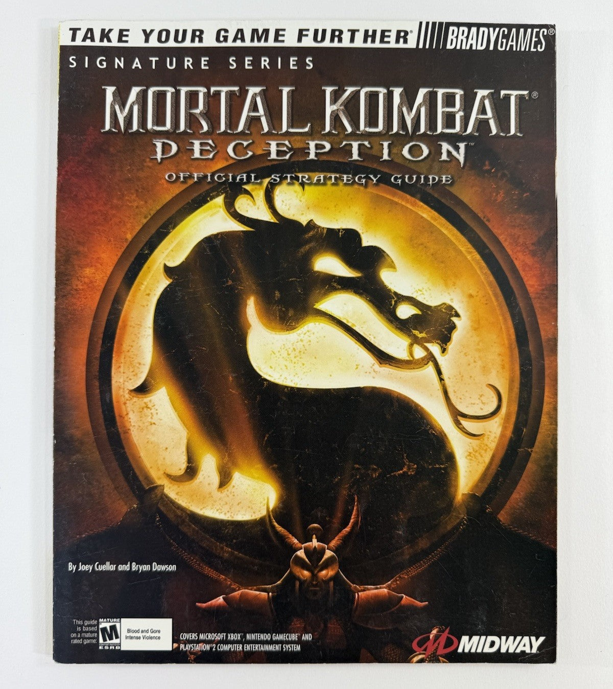 Mortal Kombat Deception Strategy Guide (Paperback, 2004) with Poster Brady Games