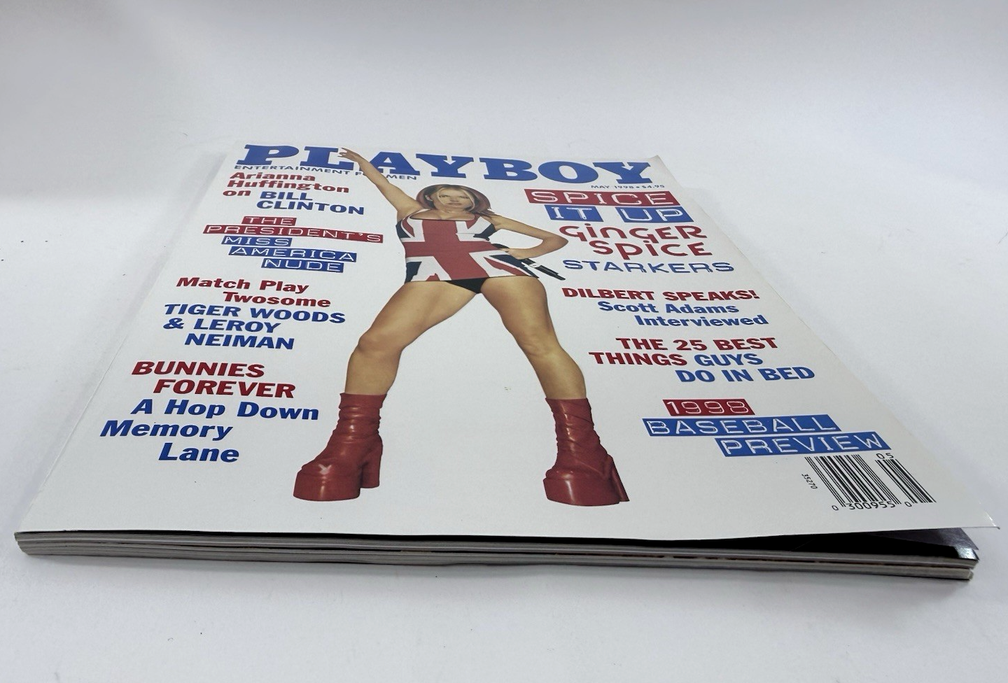 Playboy Magazine May 1998 Spice Girl Geri Halliwell Cover - Centerfold Attached