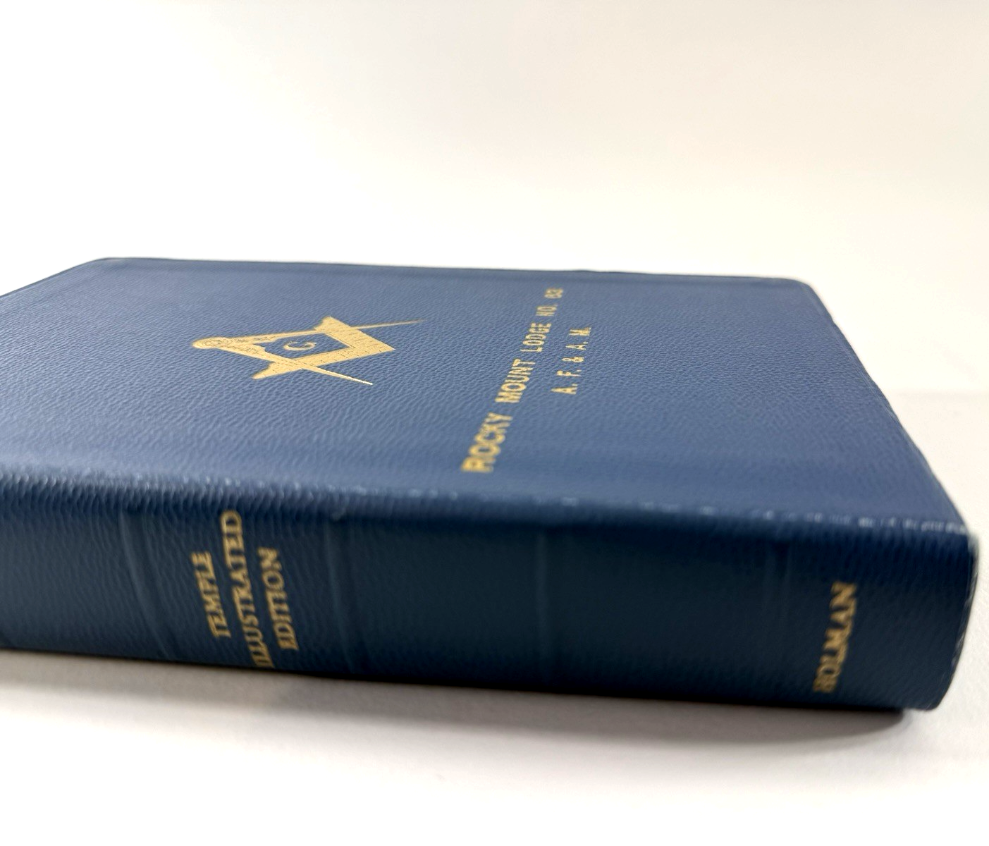 1957 Temple Illustrated Edition Holy Bible Rocky Mountain Lodge 63 A.F. & A.M.