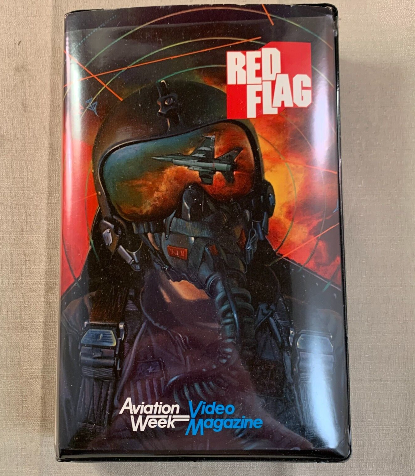 Vintage Red Flag Aviation Week Video Magazine Clamshell VHS RARE