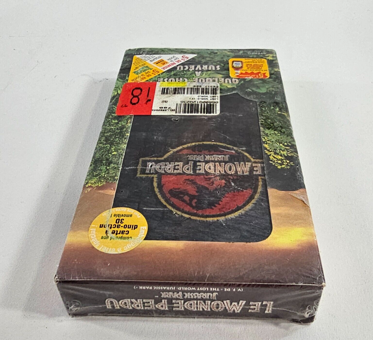 Le Monde Perdu: Jurassic Park (VHS, 1997) Lenticular Cover - New, Sealed