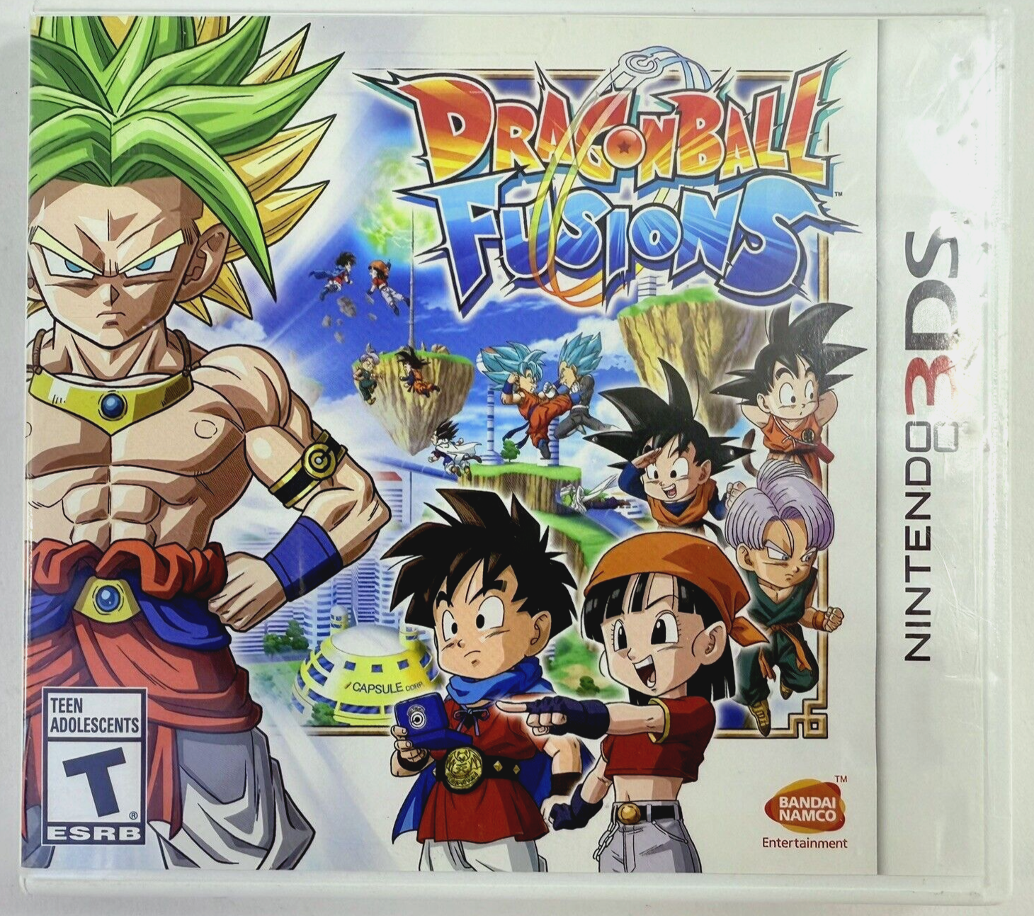Dragon Ball Fusions (Nintendo 3DS) Original Case Inserts & Manual - No Game