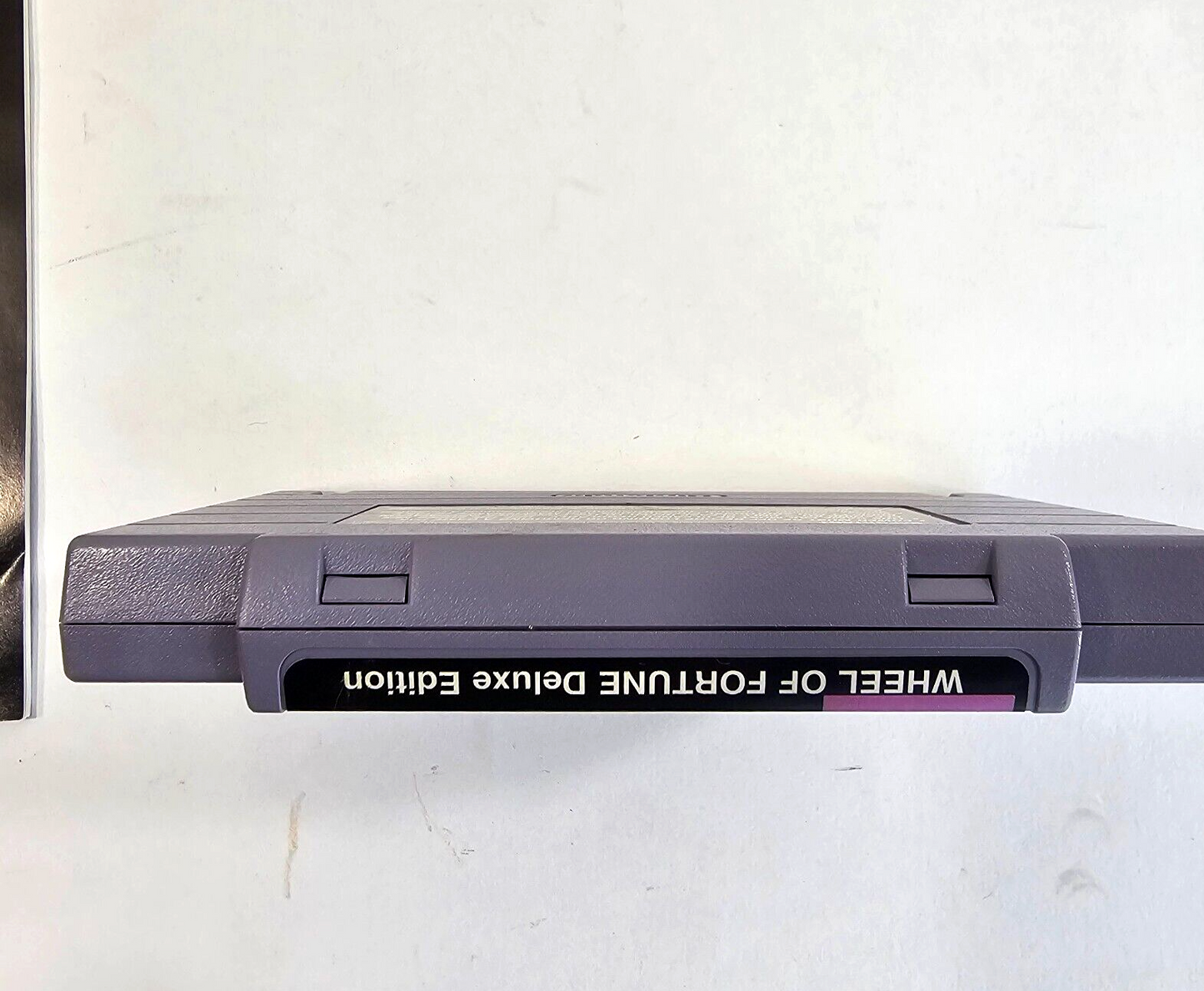 Wheel of Fortune Deluxe Edition (Super Nintendo, 1993) Game Box Manual Insert