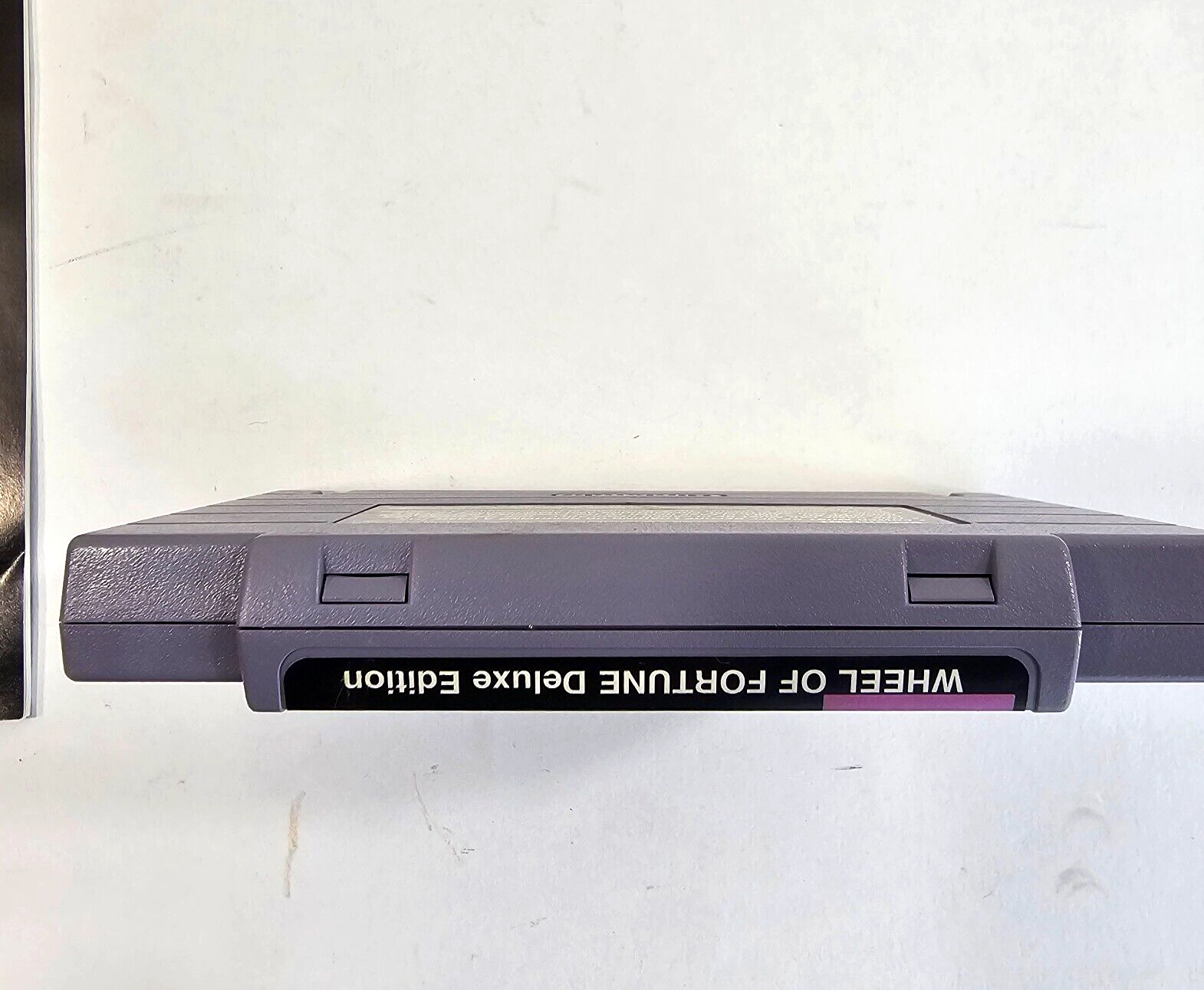 Wheel of Fortune Deluxe Edition (Super Nintendo, 1993) Game Box Manual Insert