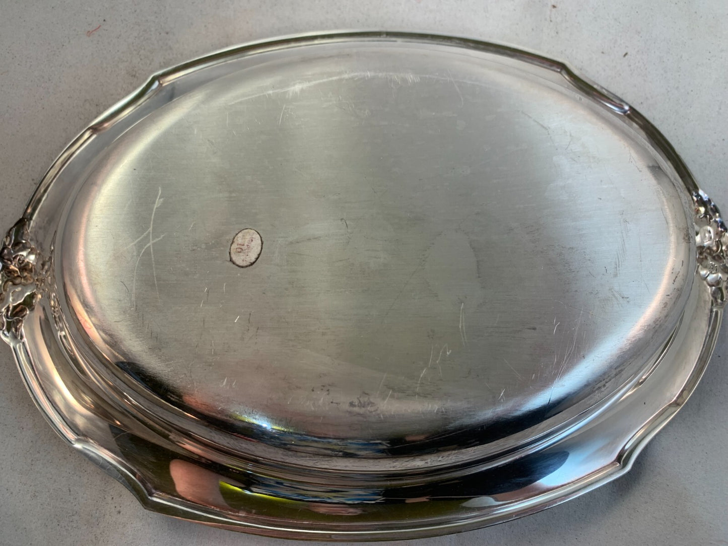 Vintage Wilcox International Silver Company COVERED Dish VEG BOWL/Plate 7112