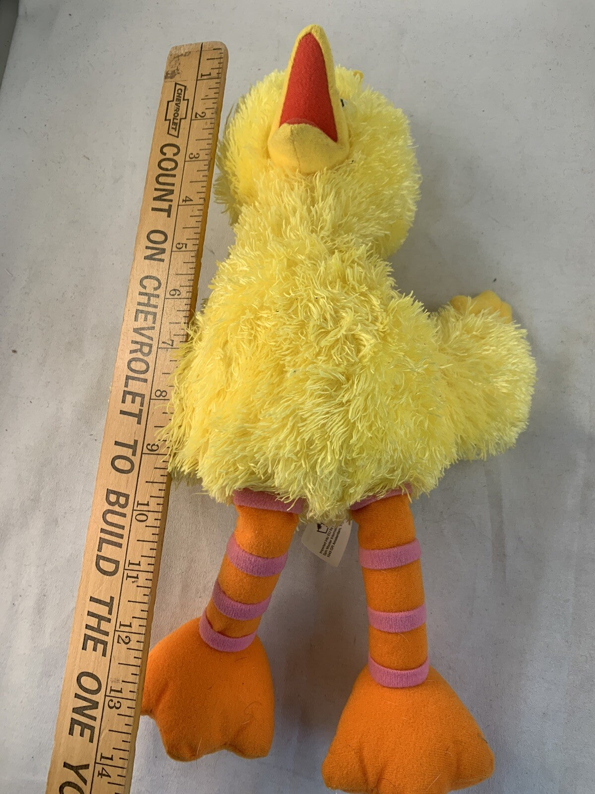 Big Bird Sesame Street Plush 2015 Stuffed Animal Toy 14" Yellow Soft