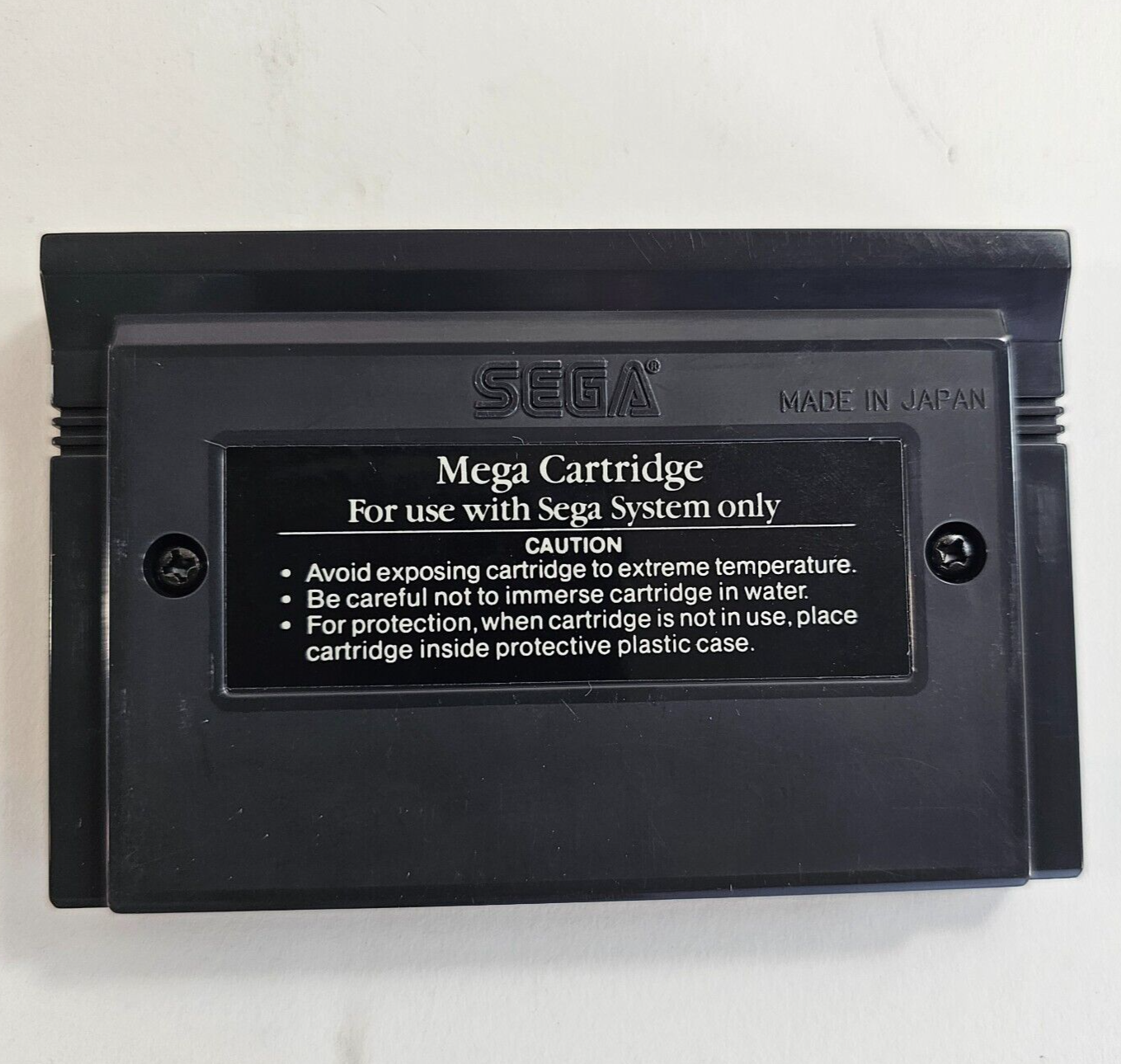 Missile Defense 3-D (Sega Master System, 1987) Game Case Manual - Tested