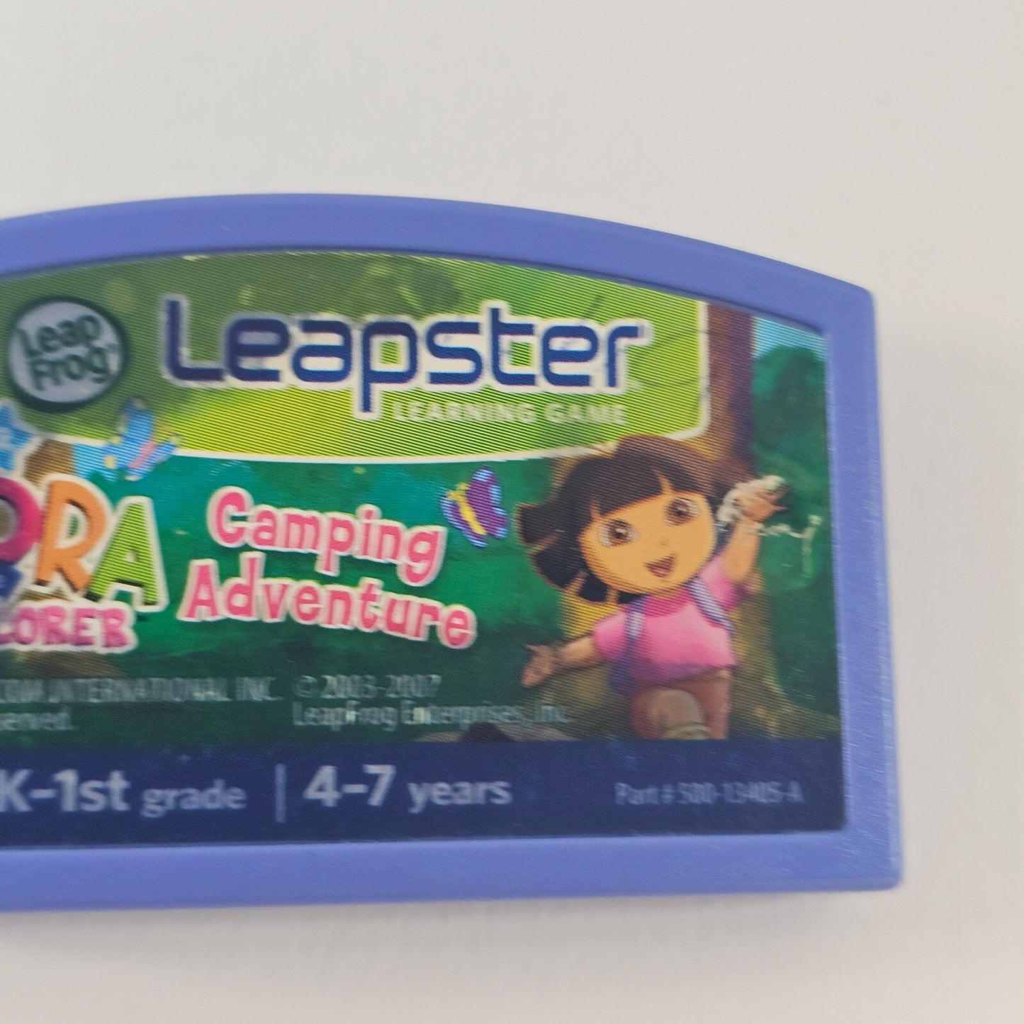 Leap Frog Leapster 2007 Dora the Explorer Camping Adventure - Game Case & Manual