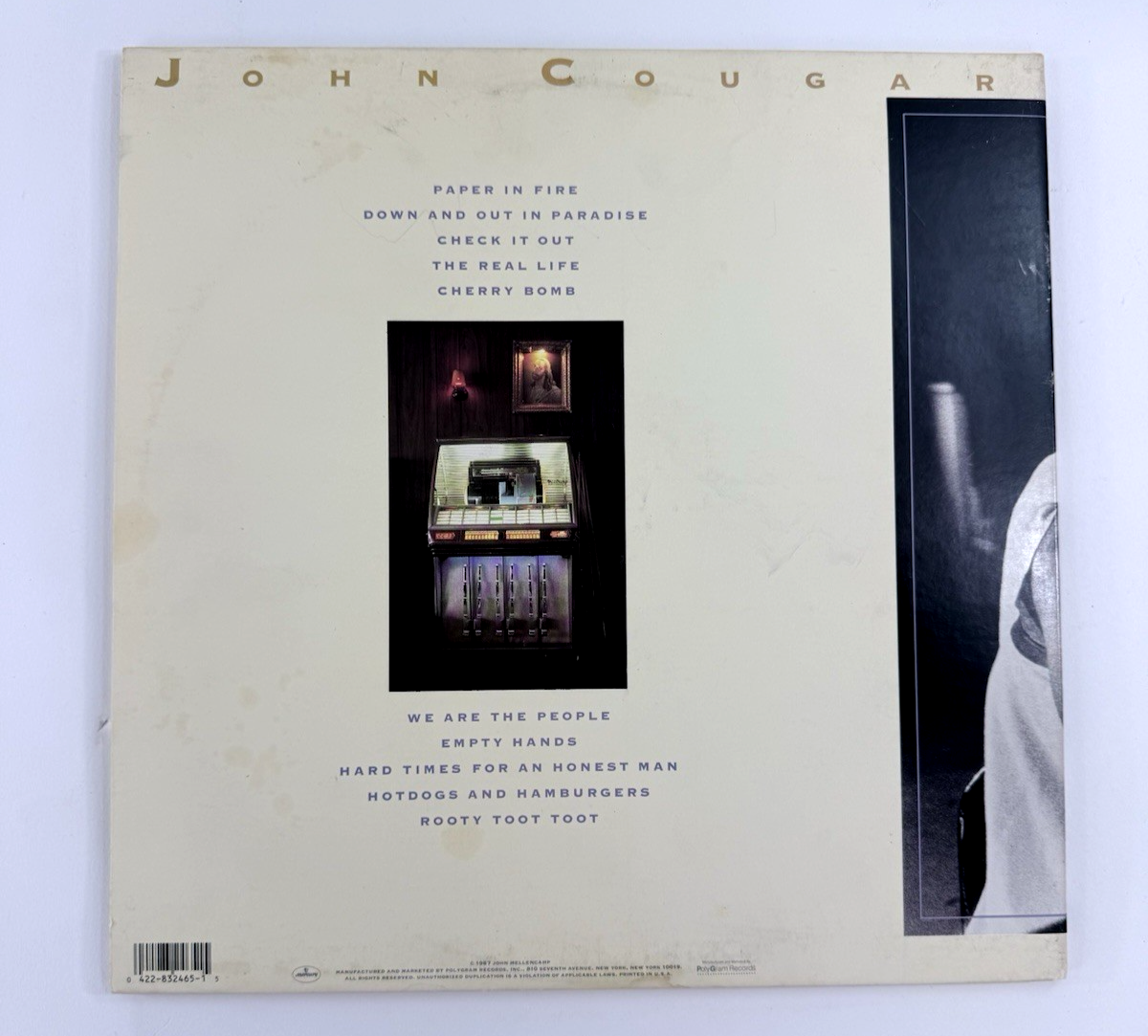 John Cougar Mellencamp The Lonesome Jubilee Vinyl (LP, 1987) 422 832 465-1 Q-1