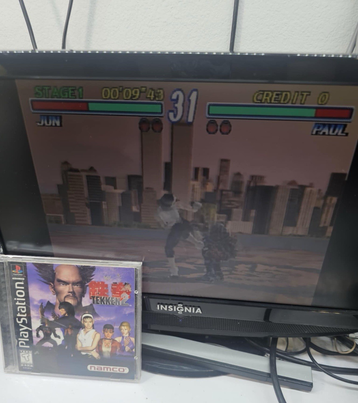 Tekken 2 (Sony PlayStation 1, 1996) Game Case Manual Registration- Tested - Read