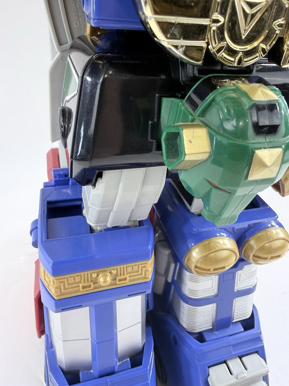 Bandai 1996 Power Rangers Deluxe Zeo Megazord & Red Battlezord Puncher - Tested