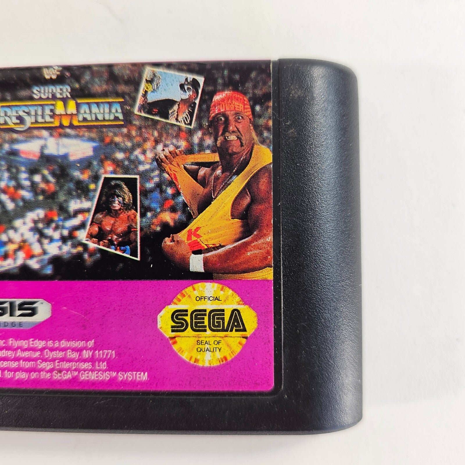 WWF Super WrestleMania (Sega Genesis, 1992) Game and Case - Tested and Working