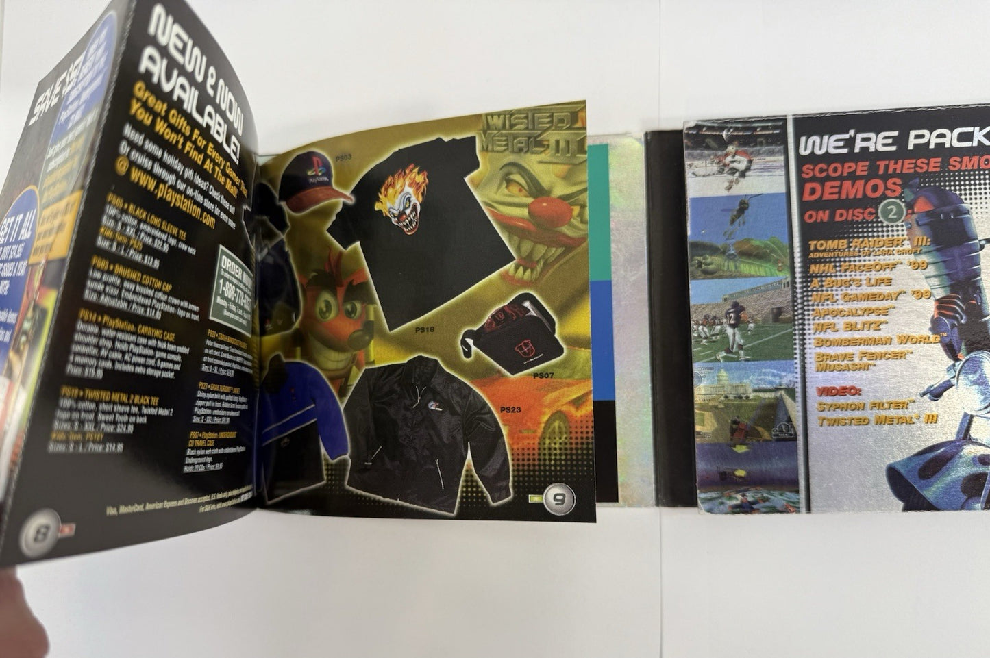 PlayStation Underground Vol. 2 Issue 4 (Sony PlayStation, 1998) Discs and Case