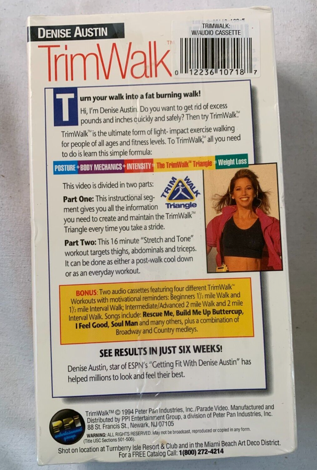 Denise Austin - Trimwalk Exercise Program (VHS, 1994) NEW