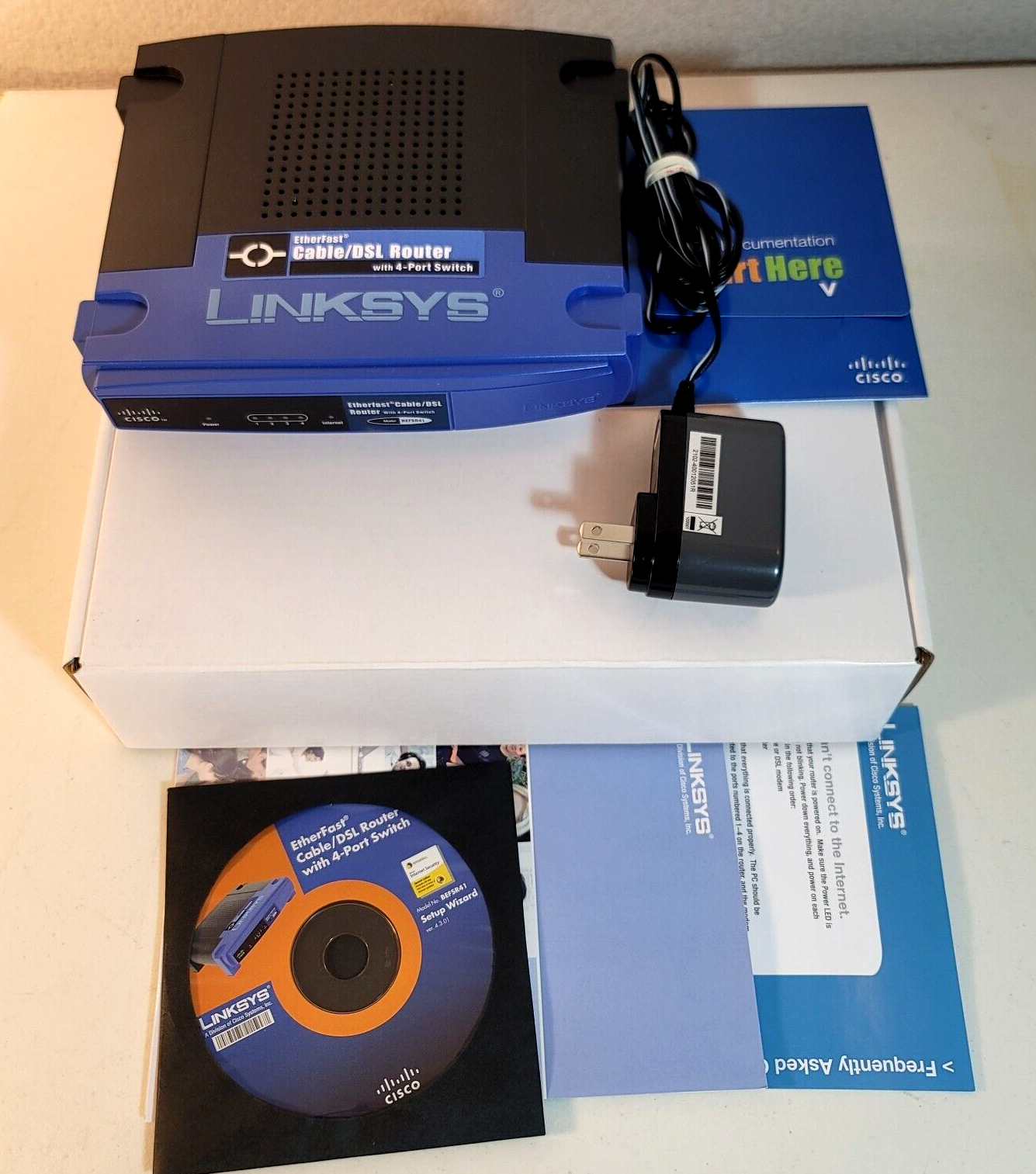 Linksys BEFSR41 4-Port 10/100 Wired Router (BEFSR41 v4)