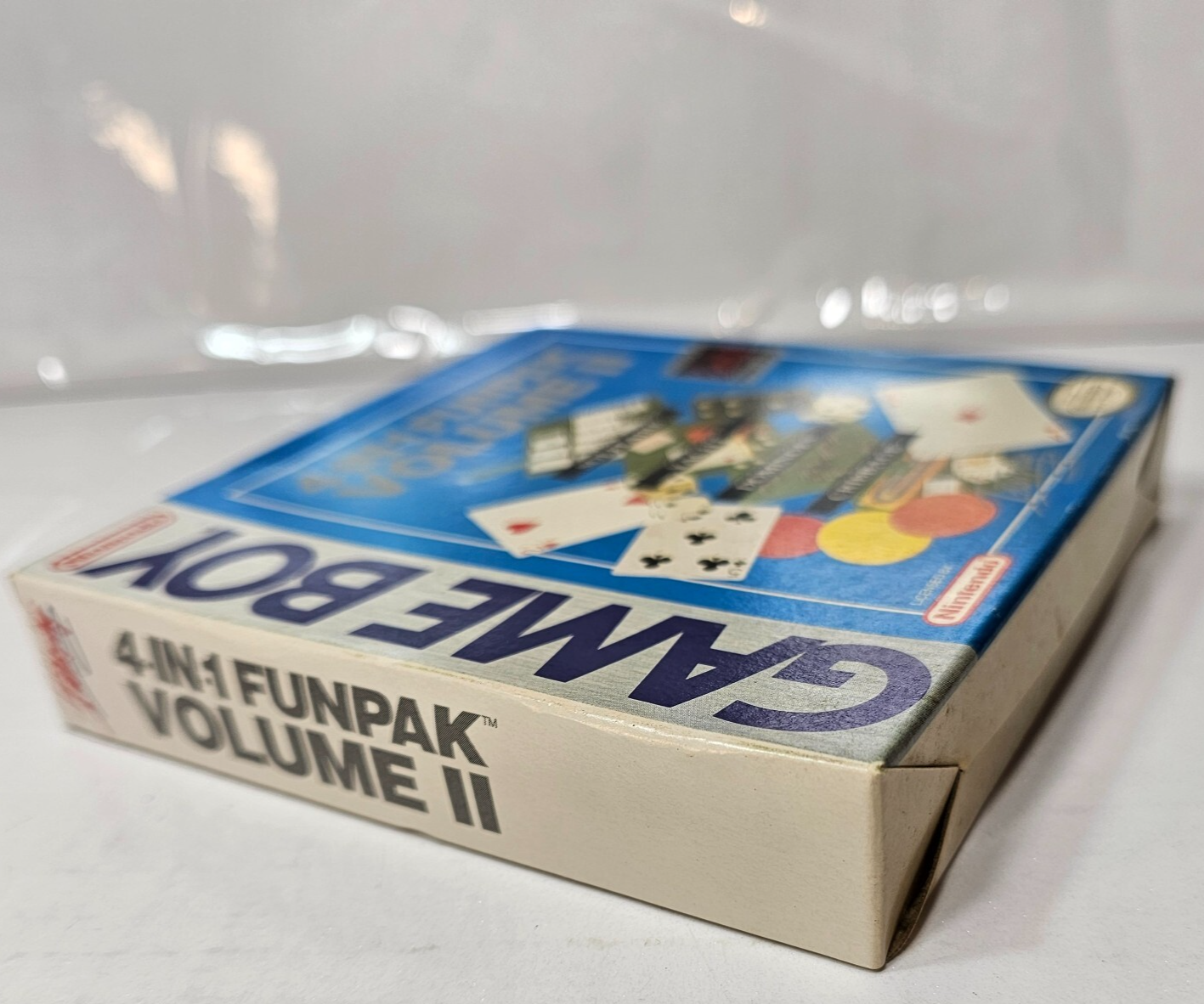 4 in 1 Funpak Volume II (GameBoy, 1993) Game Box Manual Inserts Registration