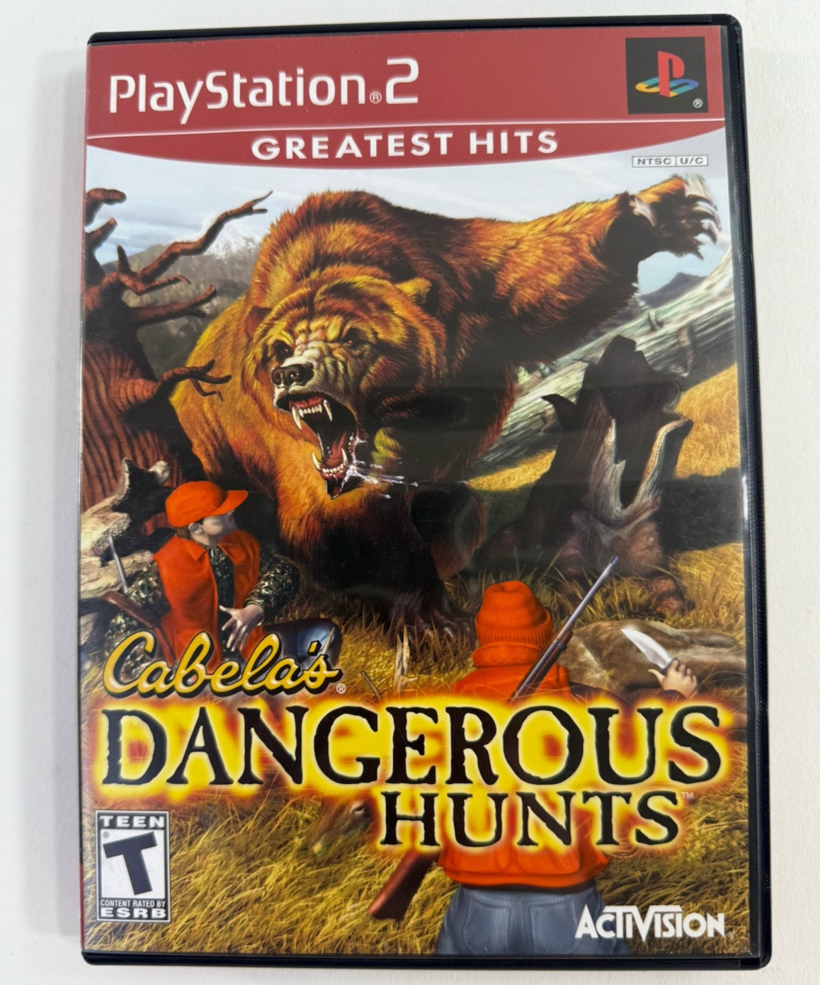 Cabela's Dangerous Hunts (PlayStation 2, 2003) Game Case Manual Registration