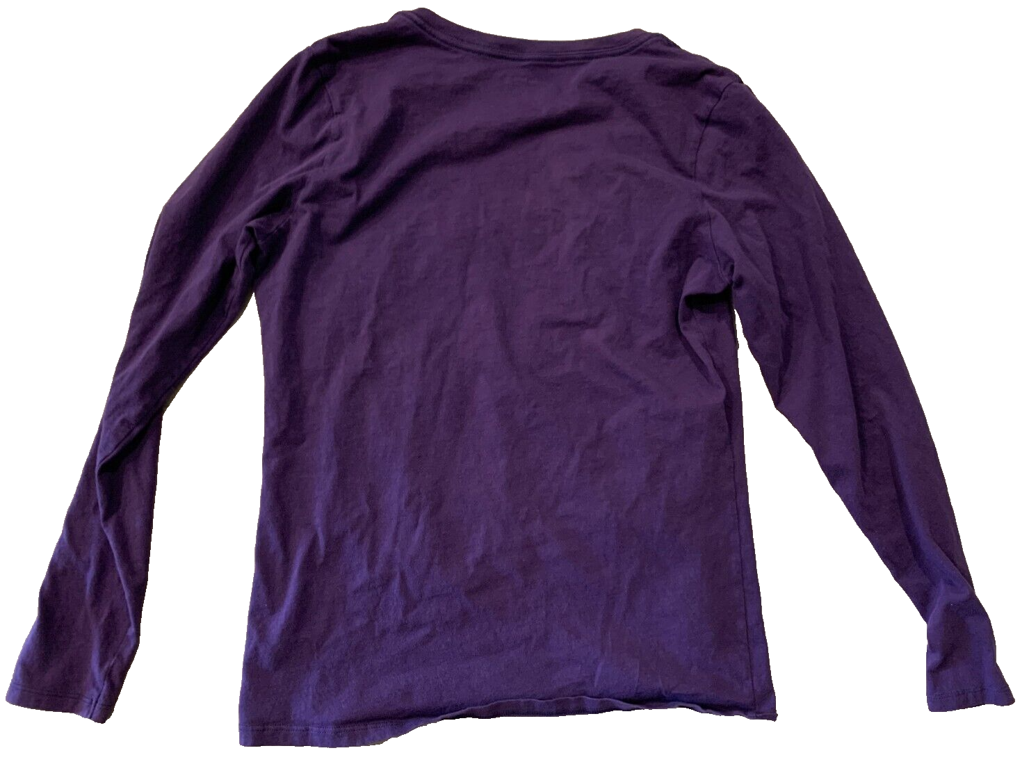 Old Navy Women's Medium Purple Trick-Or-Treat Long Sleeved T-Shirt