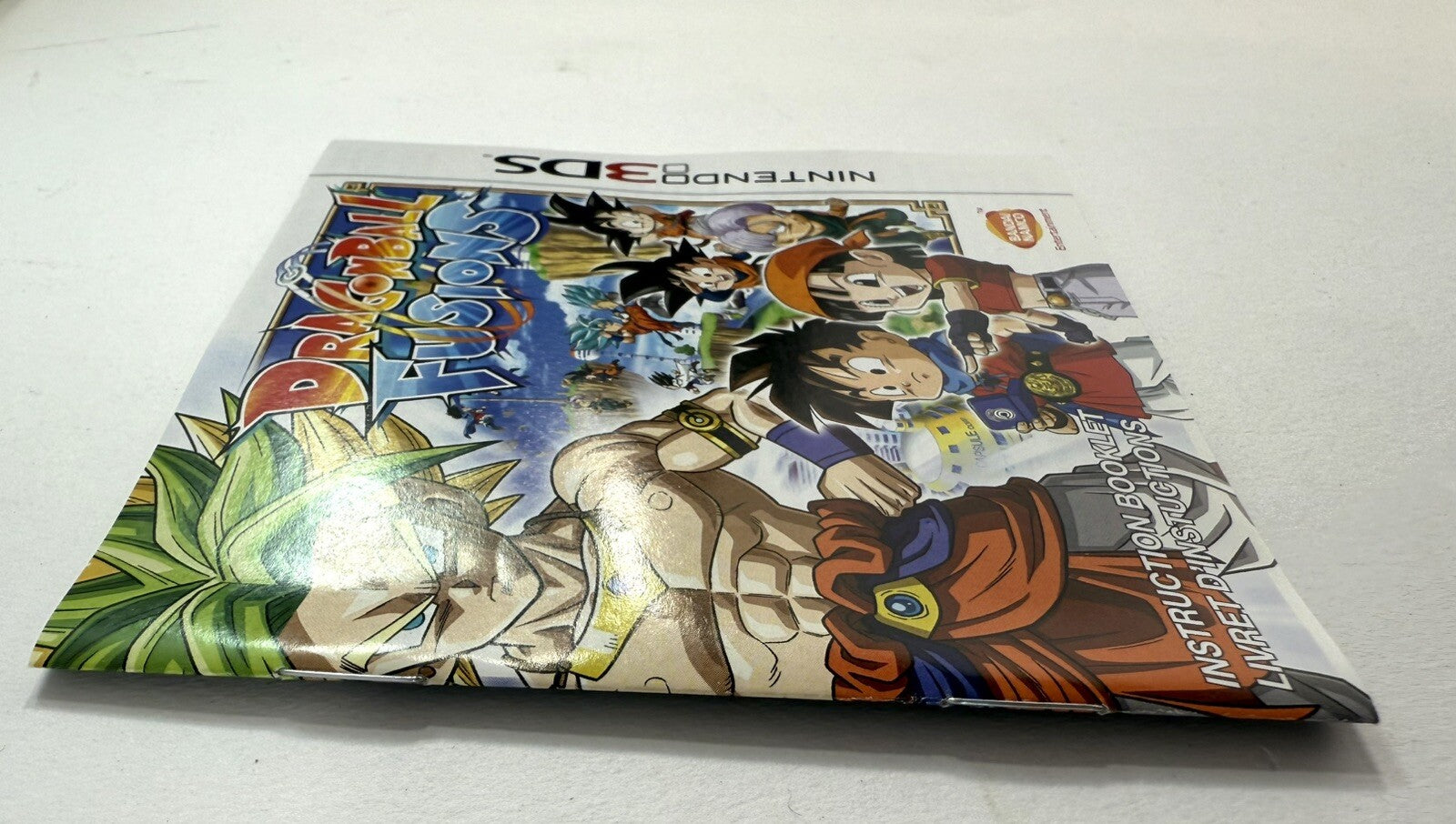 Dragon Ball Fusions (Nintendo 3DS) Original Case Inserts & Manual - No Game