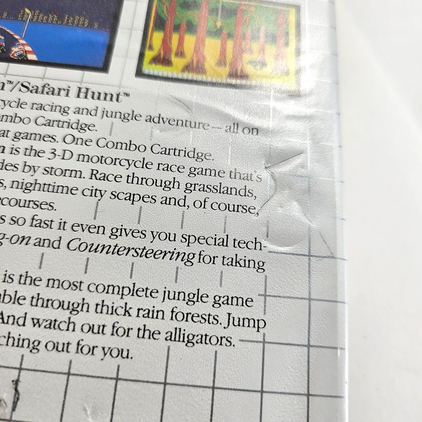 Hang On & Safari Hunt: The Combo Cartridge (Sega Master System, 1986) - Tested