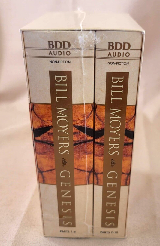 Genesis : A Living Conversation by Bill Moyers (1997, Audio Cassettes) - New