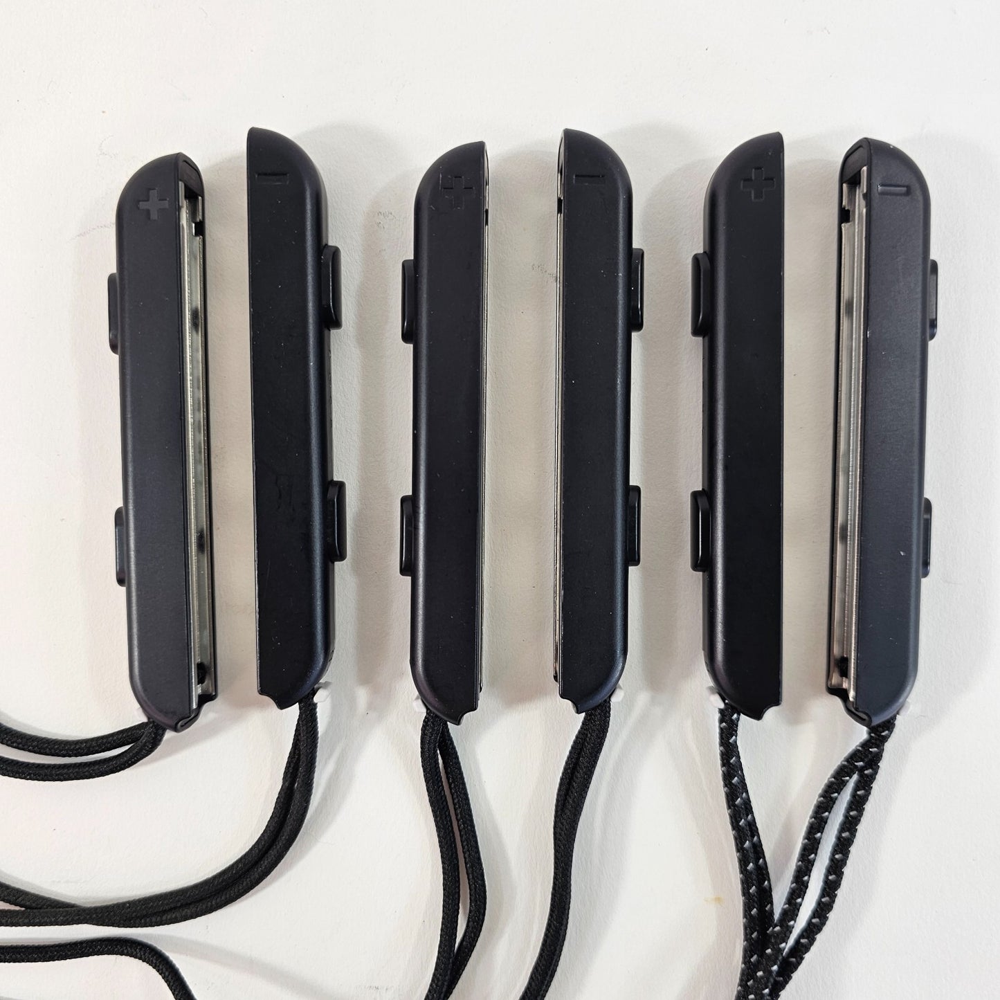 Nintendo Switch Joy Con Remote Black Wrist Straps HAC-014 (Set of 6)