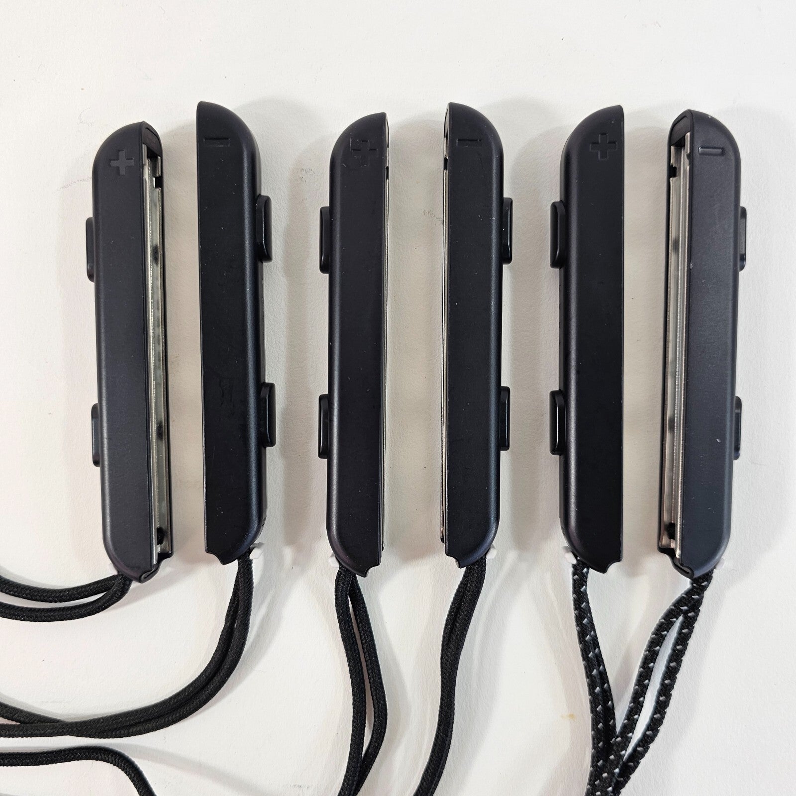 Nintendo Switch Joy Con Remote Black Wrist Straps HAC-014 (Set of 6)