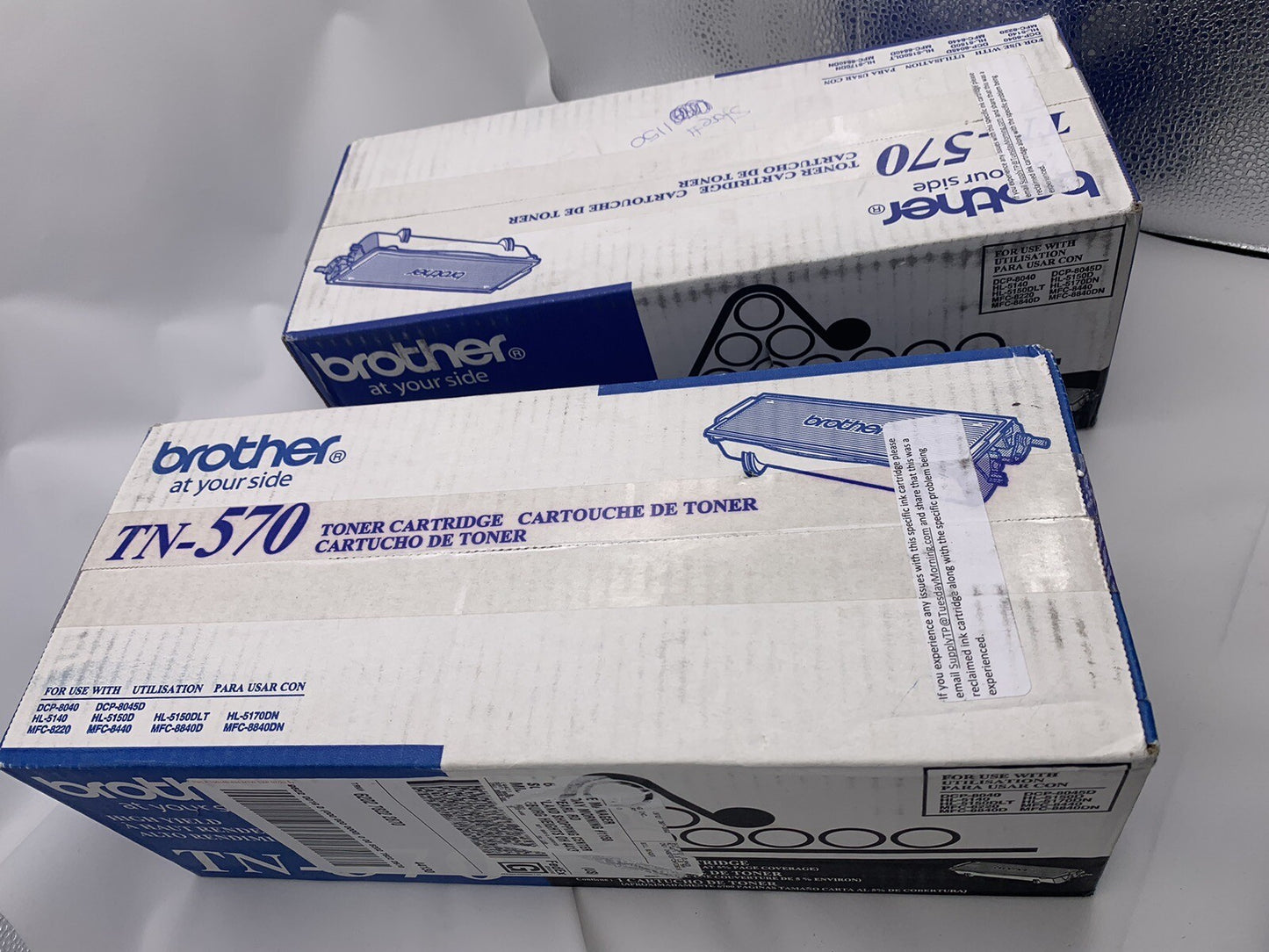 Brother TN-570 Black High Yield Toner Cartridge Factory Refilled