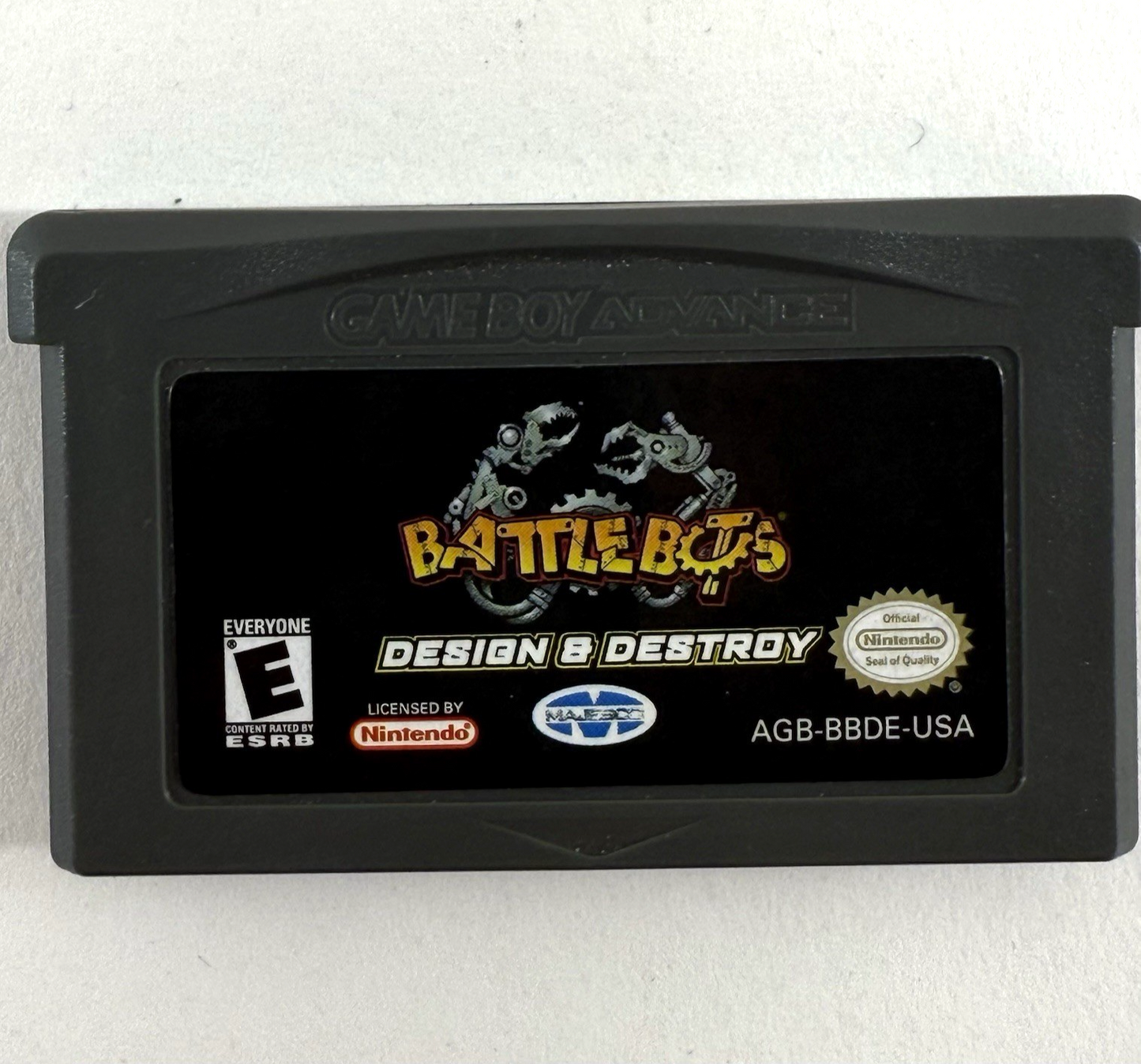 BattleBots: Design & Destroy (Nintendo GameBoy Advance, 2003) Game Cartridge