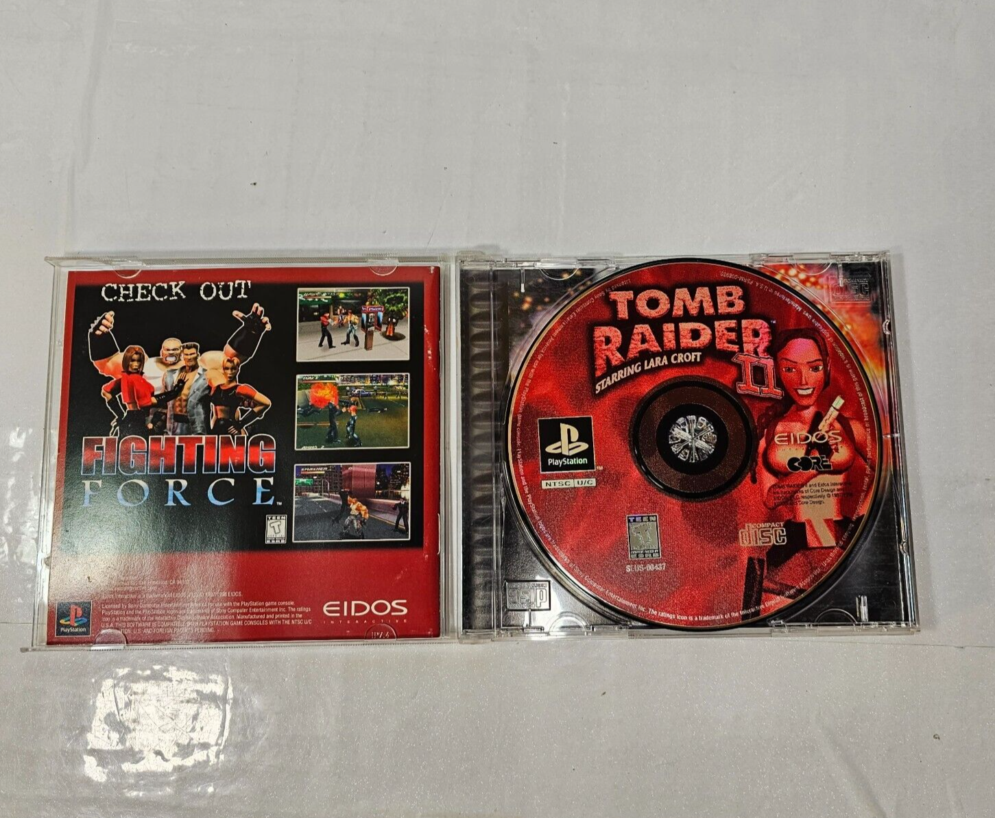 Tomb Raider II 2 (Sony PlayStation, 1998)  Game Case Manual Registration