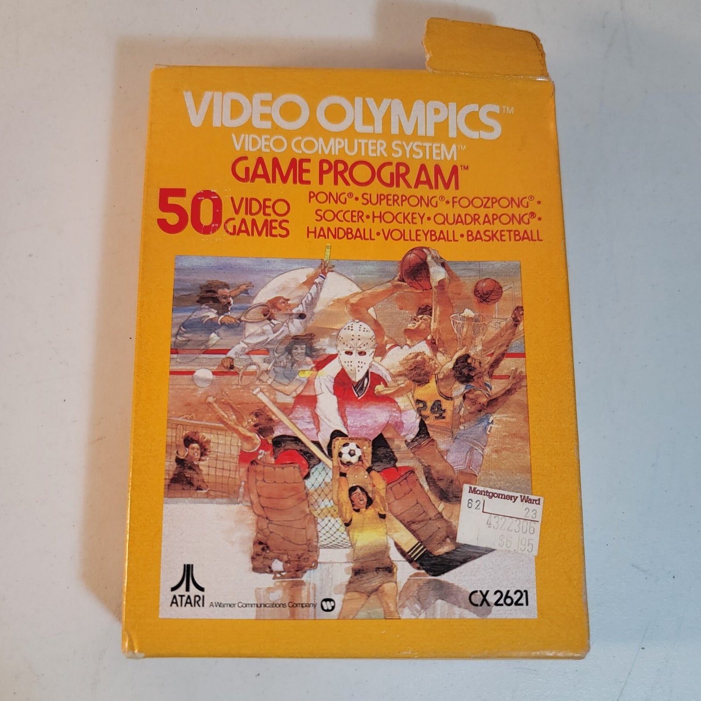 Video Olympics (Atari 2600, 1977) Game Case Manual