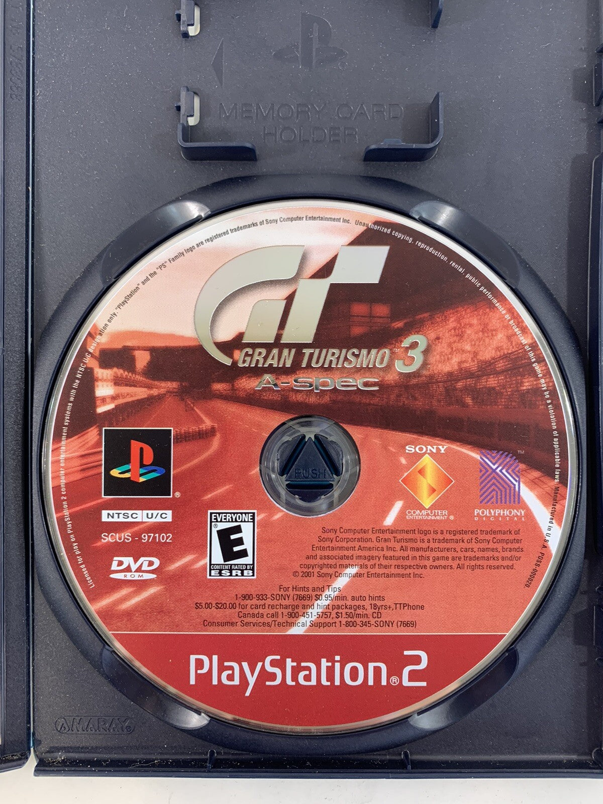 Gran Turismo 3 A-spec (PlayStation 2, 2006) Greatest Hits Game And Case - Tested
