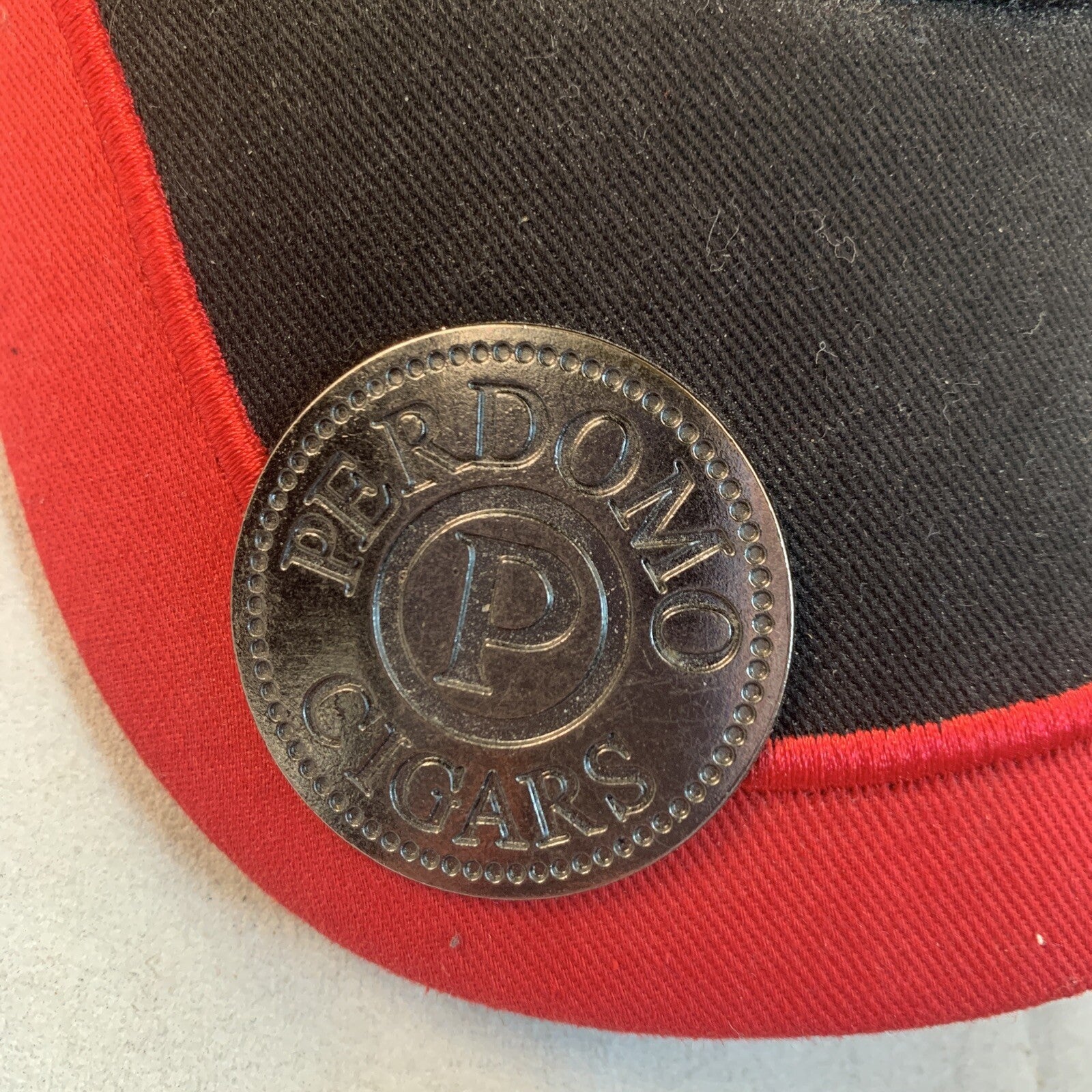 Perdomo Cigars Adjustable Baseball Cap Hat w/ Bottle Opener Black & Red