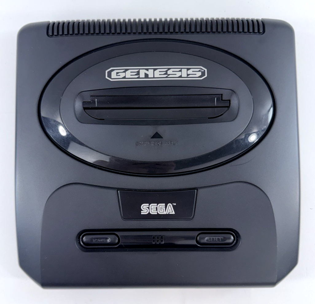 SEGA Genesis Model 2 Console MK-1631 with 6 Button Controller,  Power Supply, AV