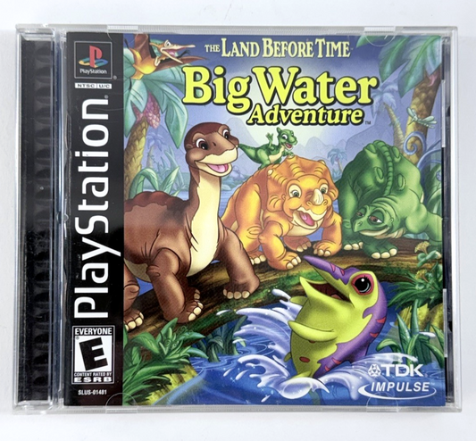 The Land Before Time: Big Water Adventure (PlayStation, 2002) Game Case Manual