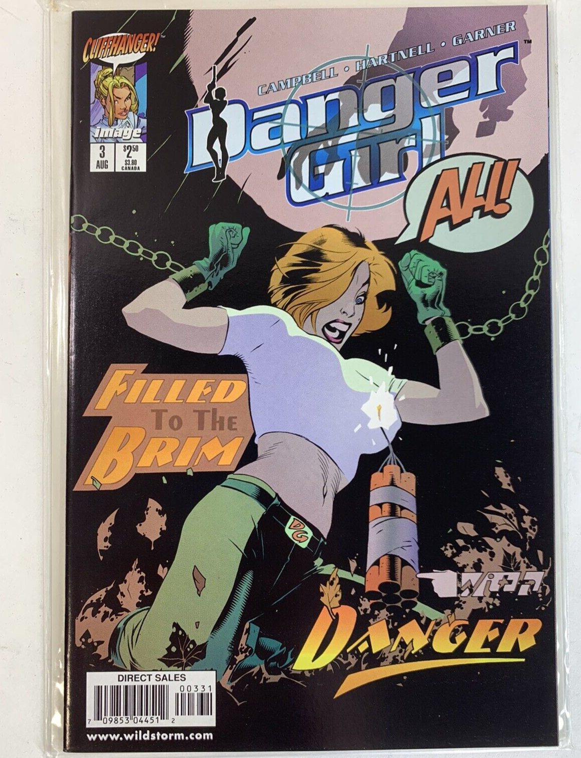 Danger Girl Action Figures Sydney Savage & Abbey Chase With Comics - READ