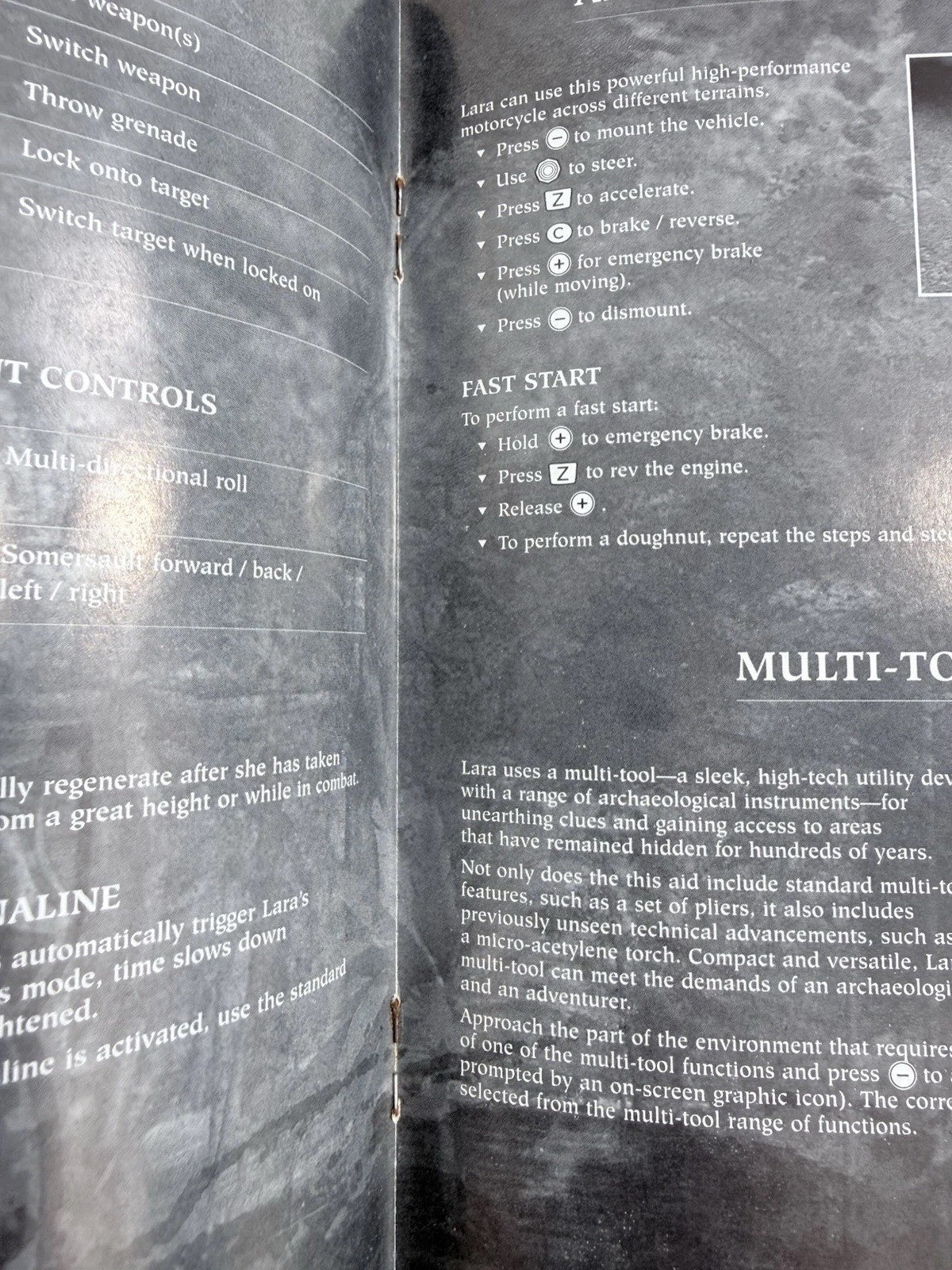 Tomb Raider: Underworld (Nintendo Wii, 2008) Game Case Manual - Tested - Read