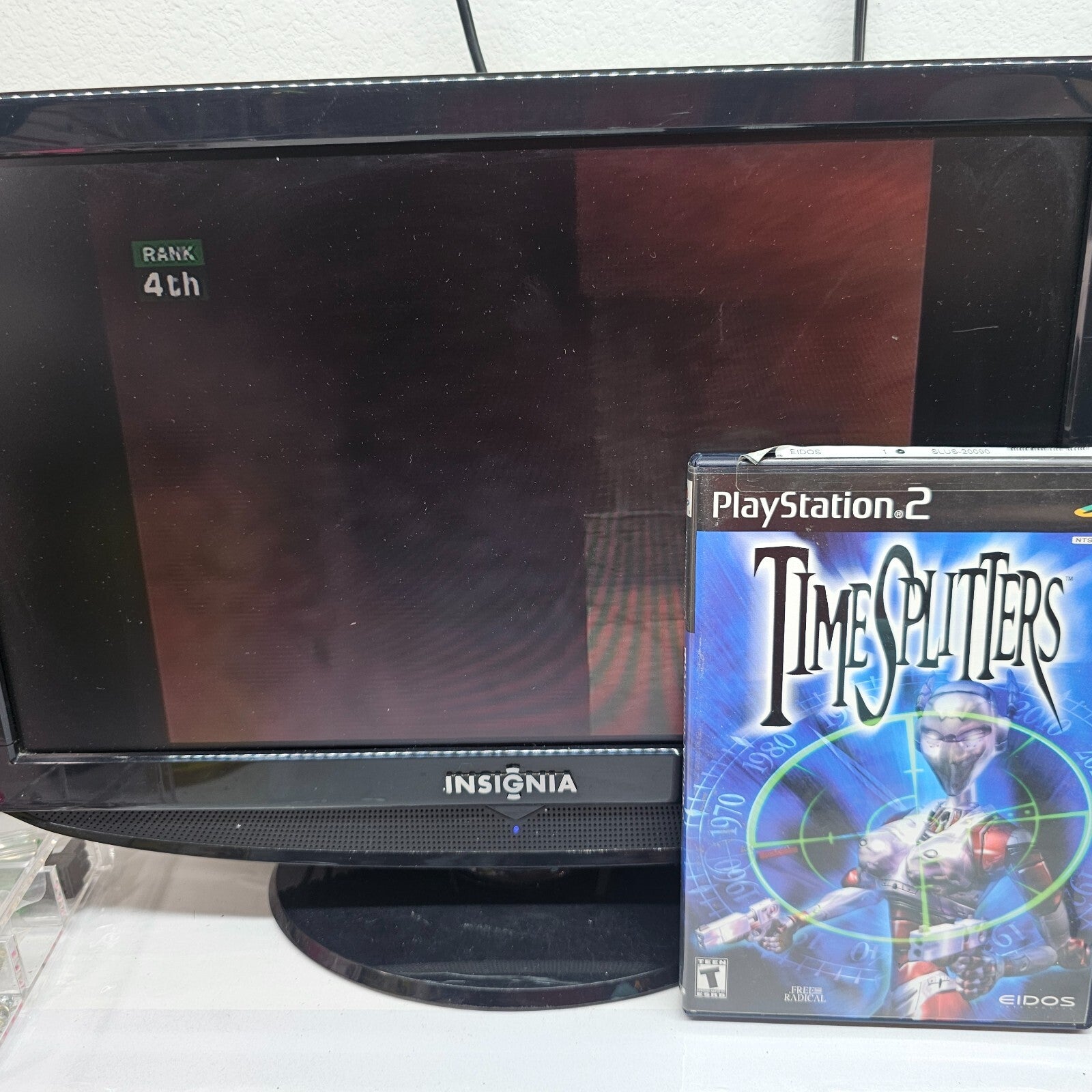 TimeSplitters (Sony PlayStation 2, 2000) Game Case Manual - Tested and Working