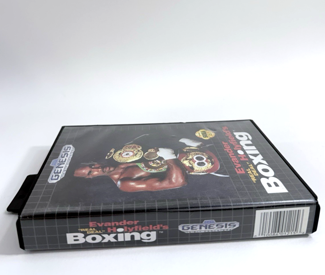 Evander Holyfield's "Real Deal" Boxing (Sega Genesis, 1992) Game, Case, Manual