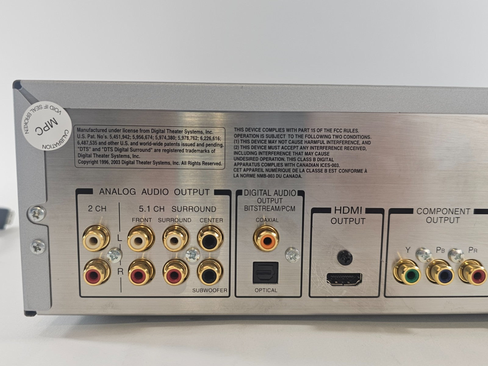 Toshiba HD-A1SN HD/DVD Player with Remote - Tested and Working - READ