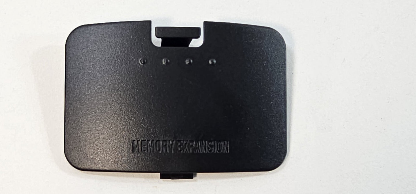 Black Nintendo 64 Jumper Pak Lid Memory Expansion Cover Replacement - Unbranded